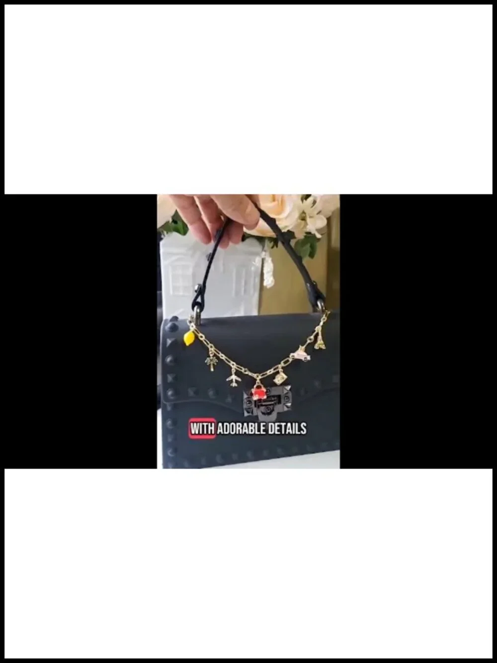 Lemon Bag Charms Keychain Wristlet Trendy Purse Charm for Women Gold Plated